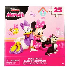 Minnie Mouse Daisy Foam Puzzle Mat Disney Junior Floor Puzzle 25 Pieces 4+